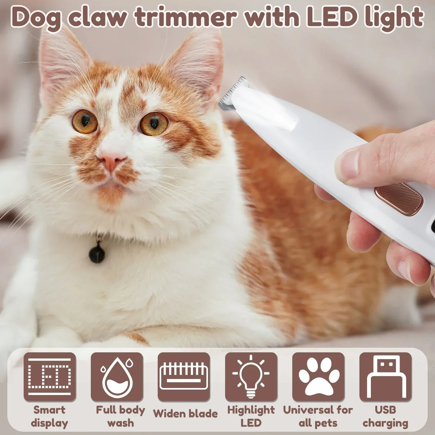 LED Pet Grooming Tool